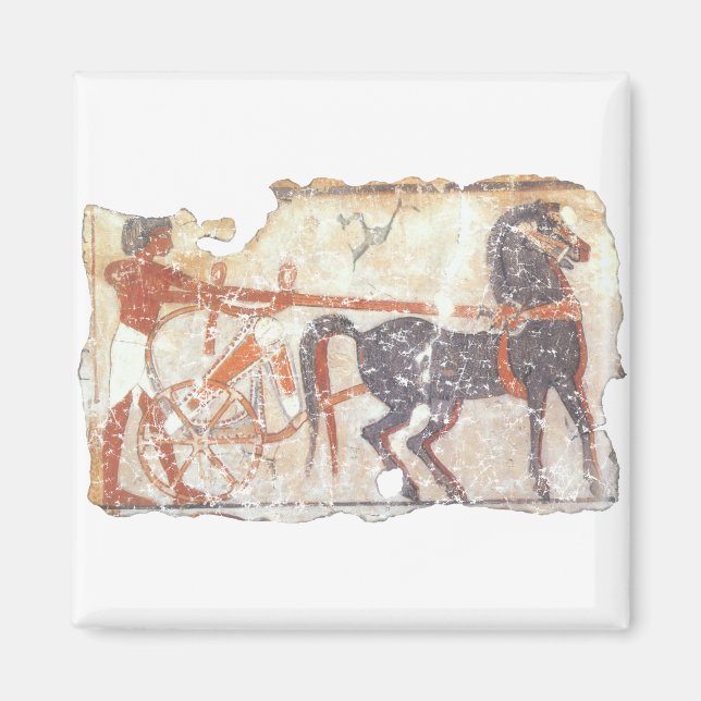 Aimant Cheval et Chariot (Devant)