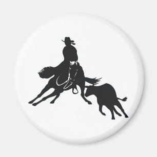Aimant Cheval et vache de coupe