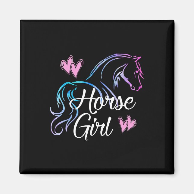 Aimant Cheval fille Equestrian Ado Tween Femmes Enfant H (Devant)