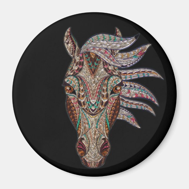 Aimant Cheval magnifique (Devant)