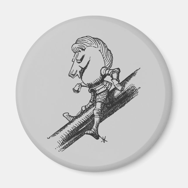 Aimant Chevalier blanc (Devant)