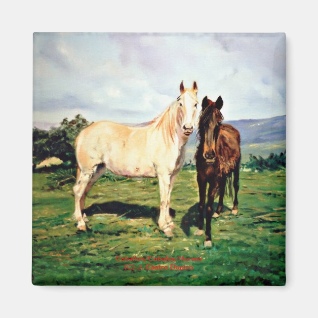 Aimant Chevaux/Chevaux/Cheval (Devant)