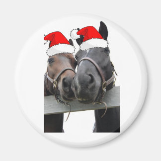 Aimant Chevaux de Noël
