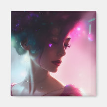 Cheveux d'espace surréaliste