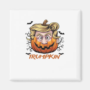 Aimant Cheveux drôle de Citrouille Halloween Boo - Humour