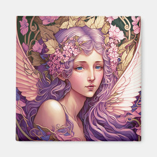 Aimant Cheveux pourpre Fairy Angel Imaginaire Art