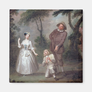 Aimant Cheville Woffington comme Rosalind avec Celia et