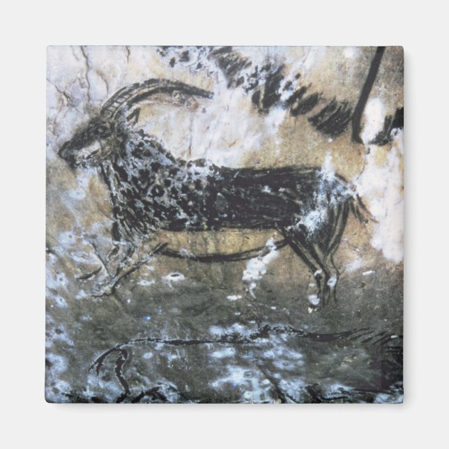 Aimant Chèvre ou chamois, peinture rocheuse dans la chamb (Devant)