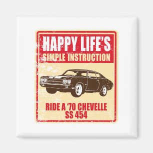 Aimant Chevrolet 1970 Chevelle solides solubles 454