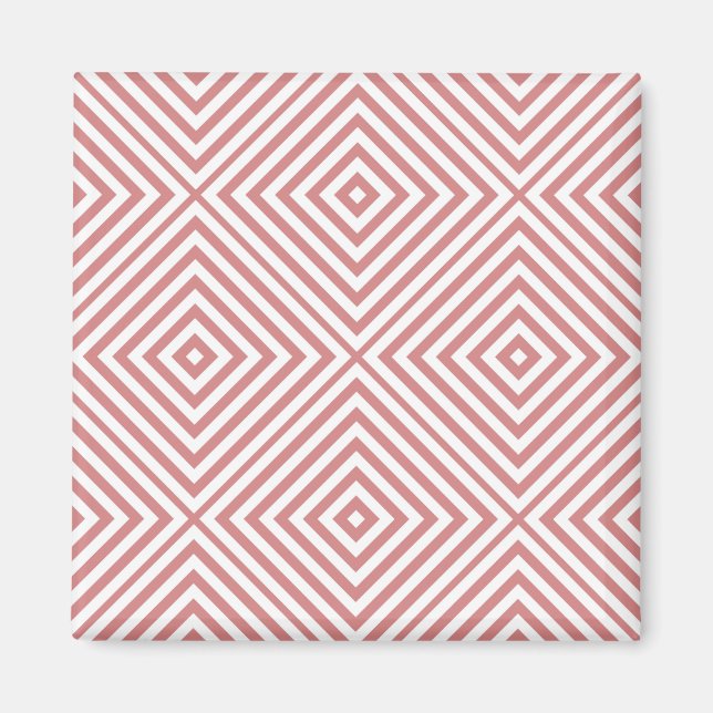 Aimant Chevron Diamond rose (Devant)