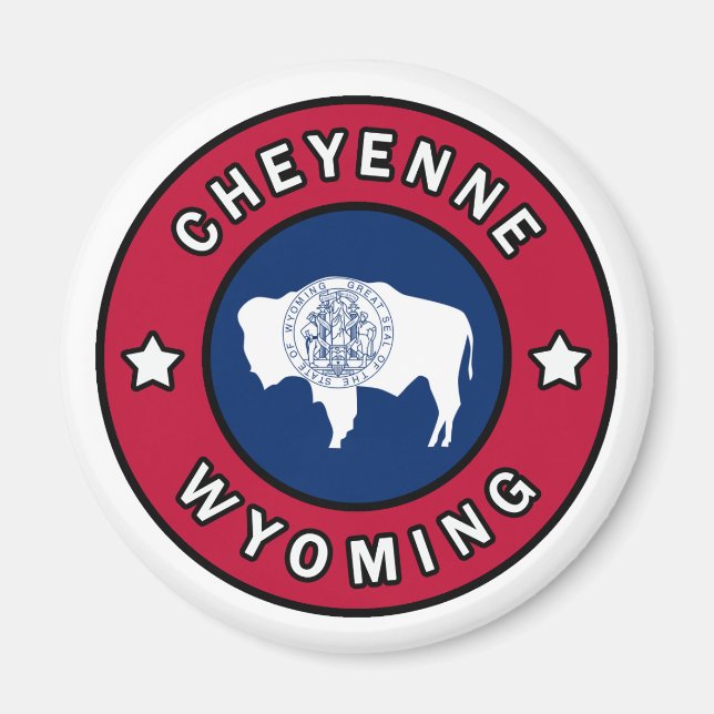 Aimant Cheyenne Wyoming (Devant)