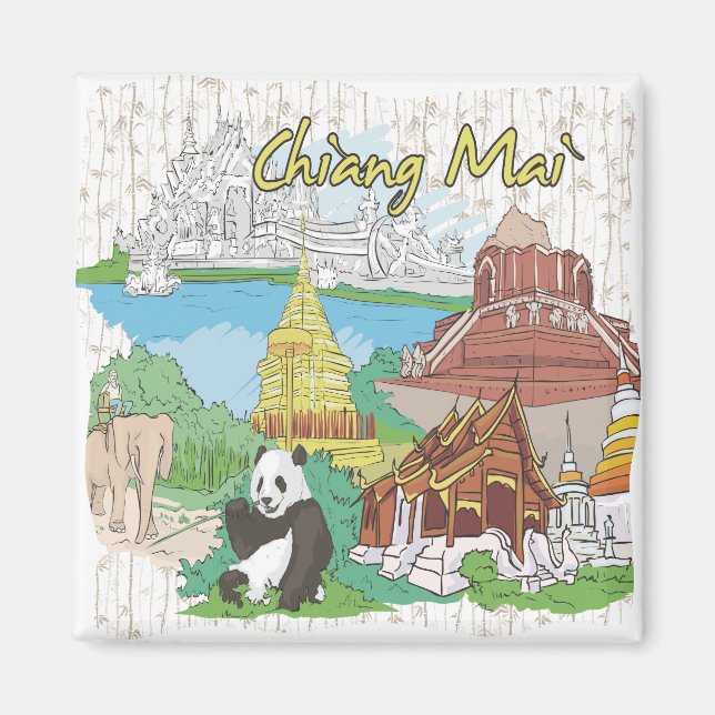 Aimant Chiang Mai (Devant)