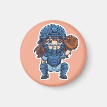Chibi Baseball Édition 2026 - Squat du receveur