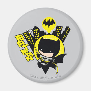 Aimant Chibi Batman Évolue La Ville