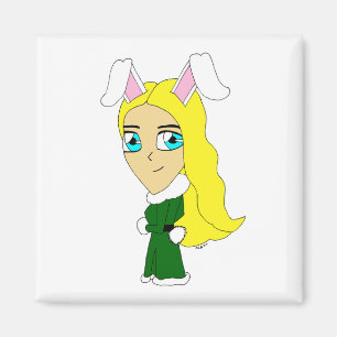 Aimant chibi bunnygirl