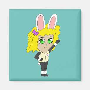 Aimant chibi bunnygirl