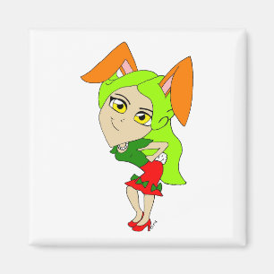 Aimant chibi bunnygirl