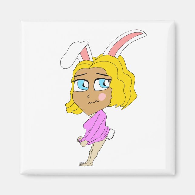 Aimant chibi bunnygirl (Devant)