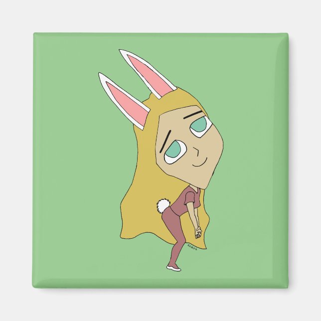 Aimant chibi bunnygirl (Devant)