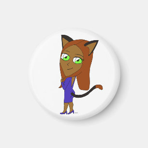 Aimant chibi catgirl