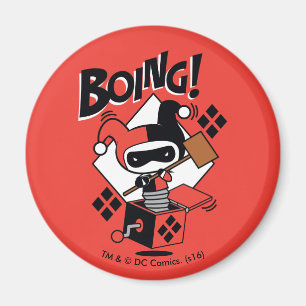 Aimant Chibi Harley-Quinn-In-A-Box Avec Marteau