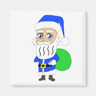Aimant chibi Santa Claus