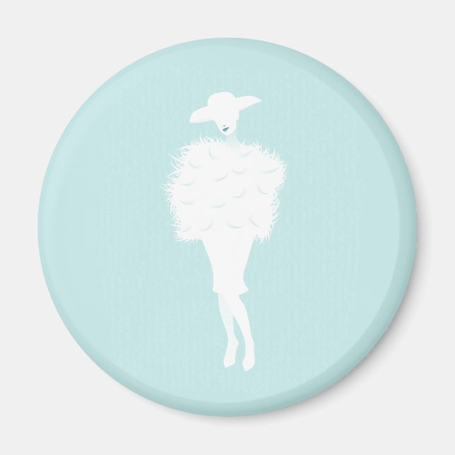 Aimant Chic de menthe (Devant)