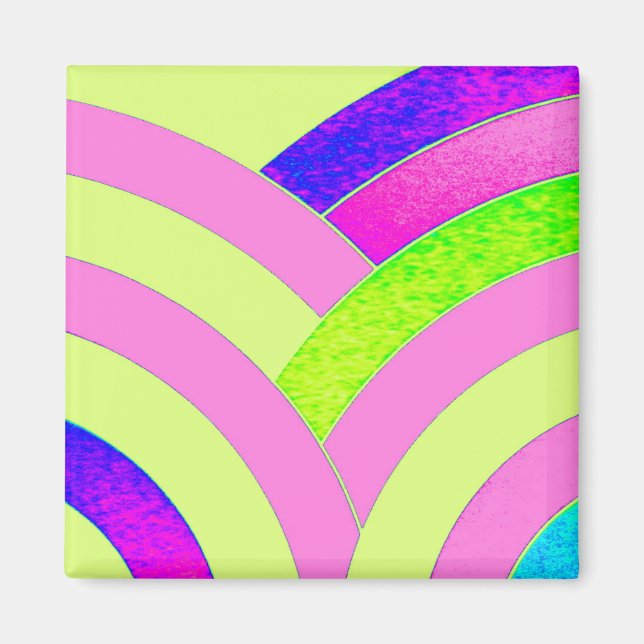 Aimant chic et élégant chevron (Devant)