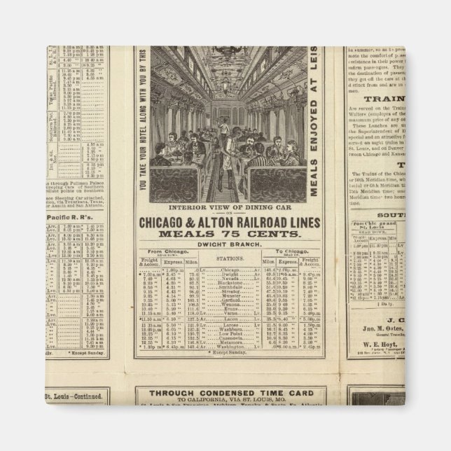 Aimant Chicago et Alton Railroad 2 (Devant)