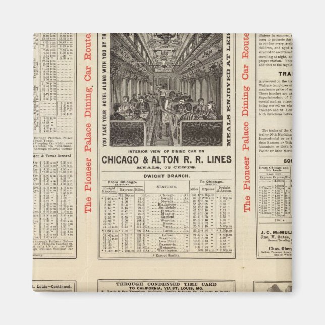 Aimant Chicago et Alton Railroad 3 (Devant)