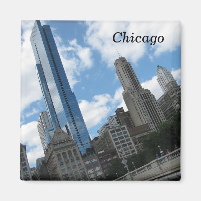 Aimant Chicago Skyline (Devant)