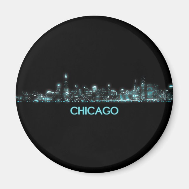 Aimant Chicago Skyline (Devant)