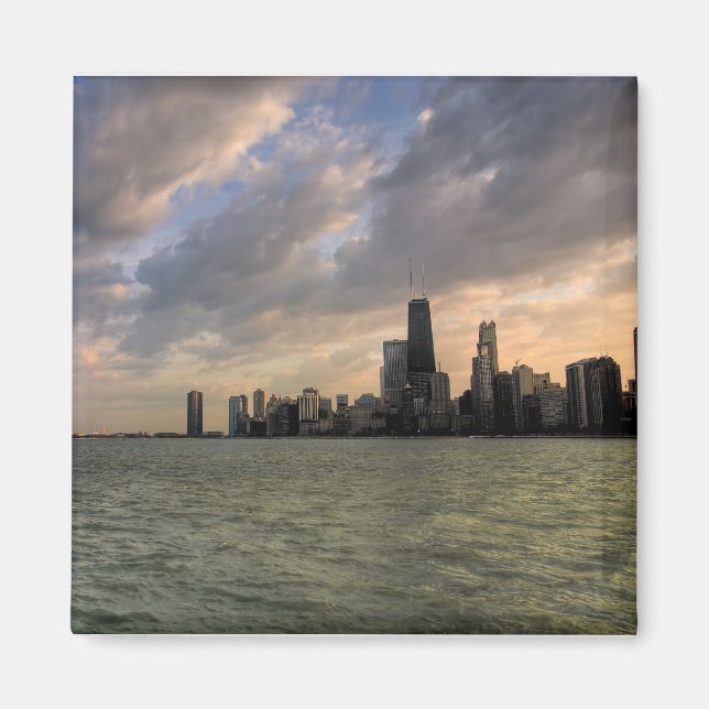 Aimant Chicago Skyline 2 (Devant)