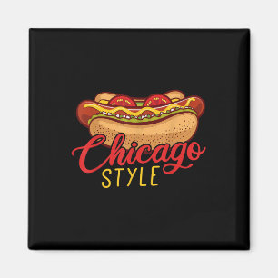 Aimant Chicago Style Best Hot Dog Cadeau Hotdog