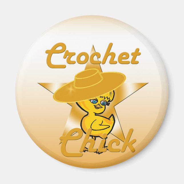 Aimant Chick Crochet #10 (Devant)