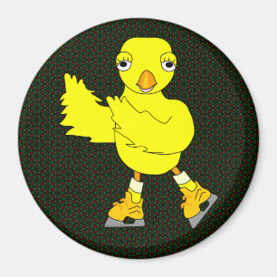 Aimant Chick de patinage sur glace