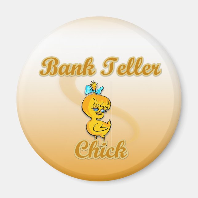 Aimant Chick du vendeur bancaire (Devant)