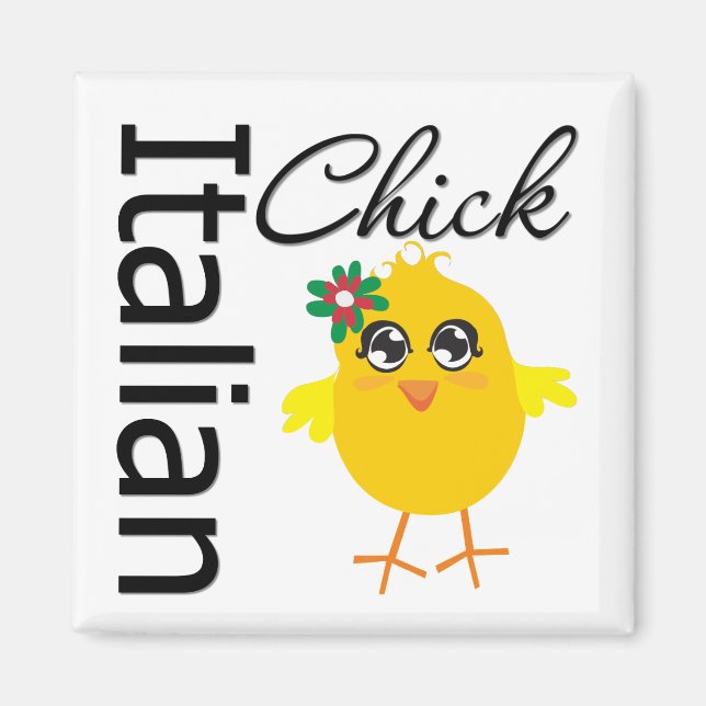 Aimant Chick italien (Devant)