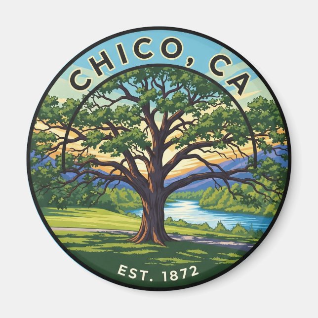 Aimant Chico California Travel (Devant)