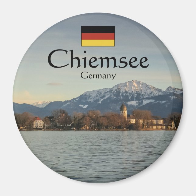 Aimant Chiemsee Allemagne Souvenir (Devant)