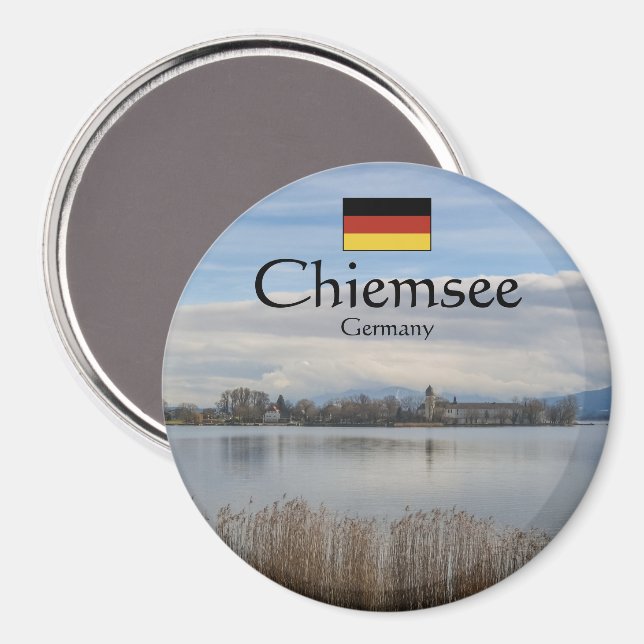 Aimant Chiemsee Allemagne Souvenir (Recto/Verso)