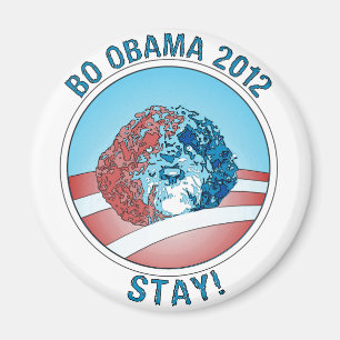 Aimant Chien 2012 de la Pro-BO Obama