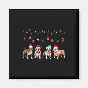 Aimant Chien à dos d'âne Noël6