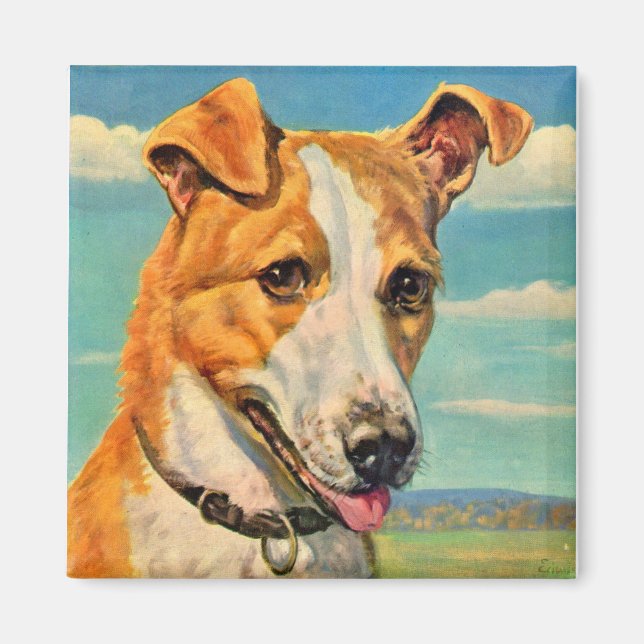 Aimant chien beau chien (Devant)