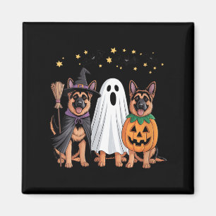 Aimant Chien berger allemand de sorcière fantôme femme