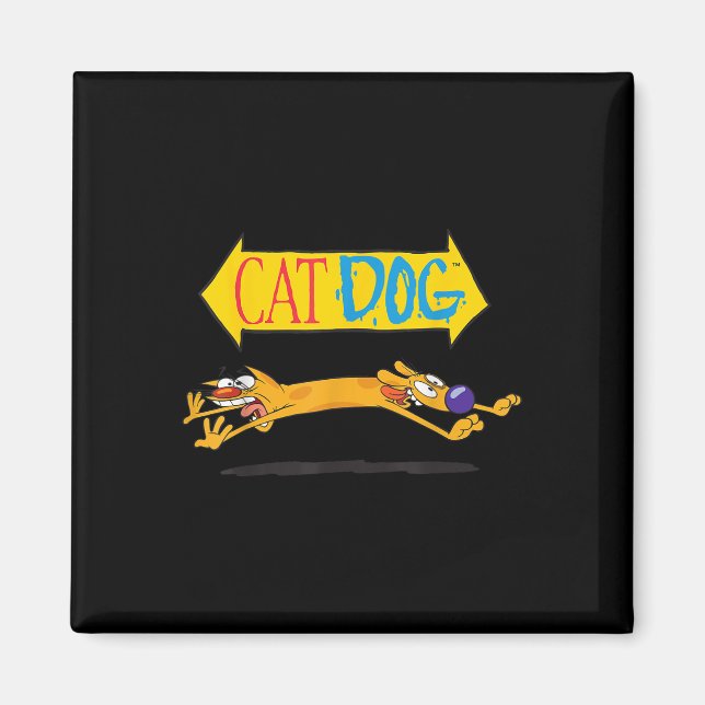 Aimant Chien Chat Sur Canapé Nickelodeon (Devant)
