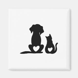 Aimant Chien Chien Chien Et Chien Bébé Et Amoureux des ch