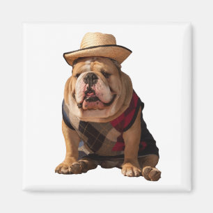 Aimant Chien Chiot Bouledogue Anglais