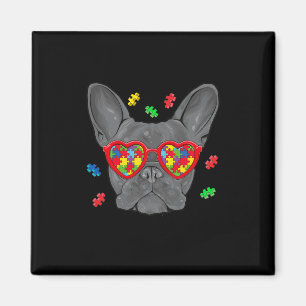 Aimant Chien de Chien de Chien de France Puzzle Chien de