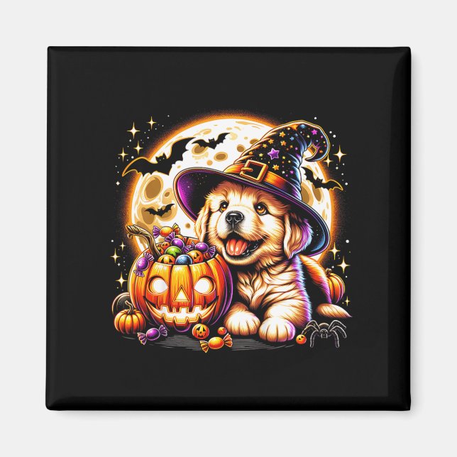 Aimant Chien de Halloween (Devant)